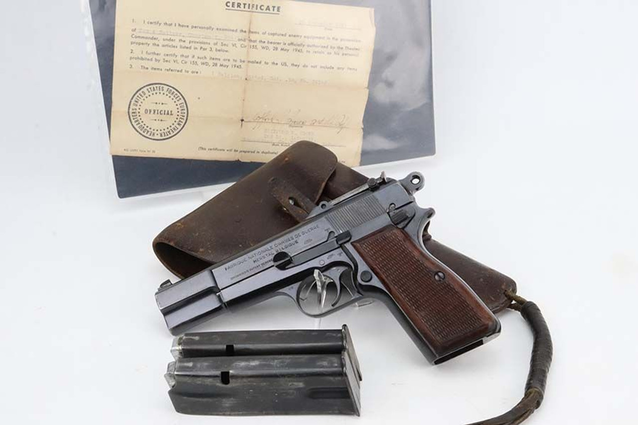 Scarce, Early FN Browning High Power Rig - With Capture Doc - 1