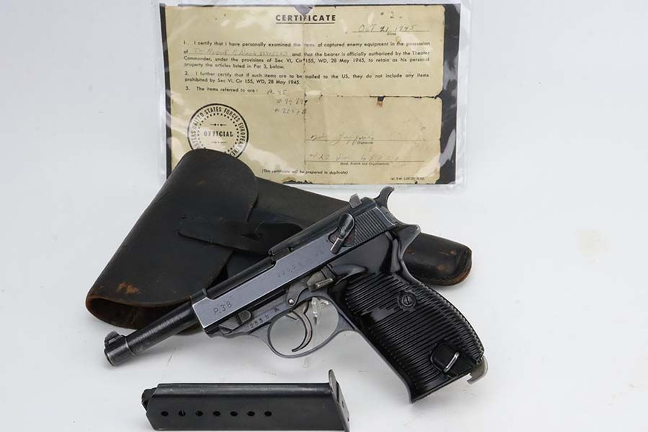AC 45 Walther P.38 Rig - Czech FNH Barrel & Capture Doc - 1
