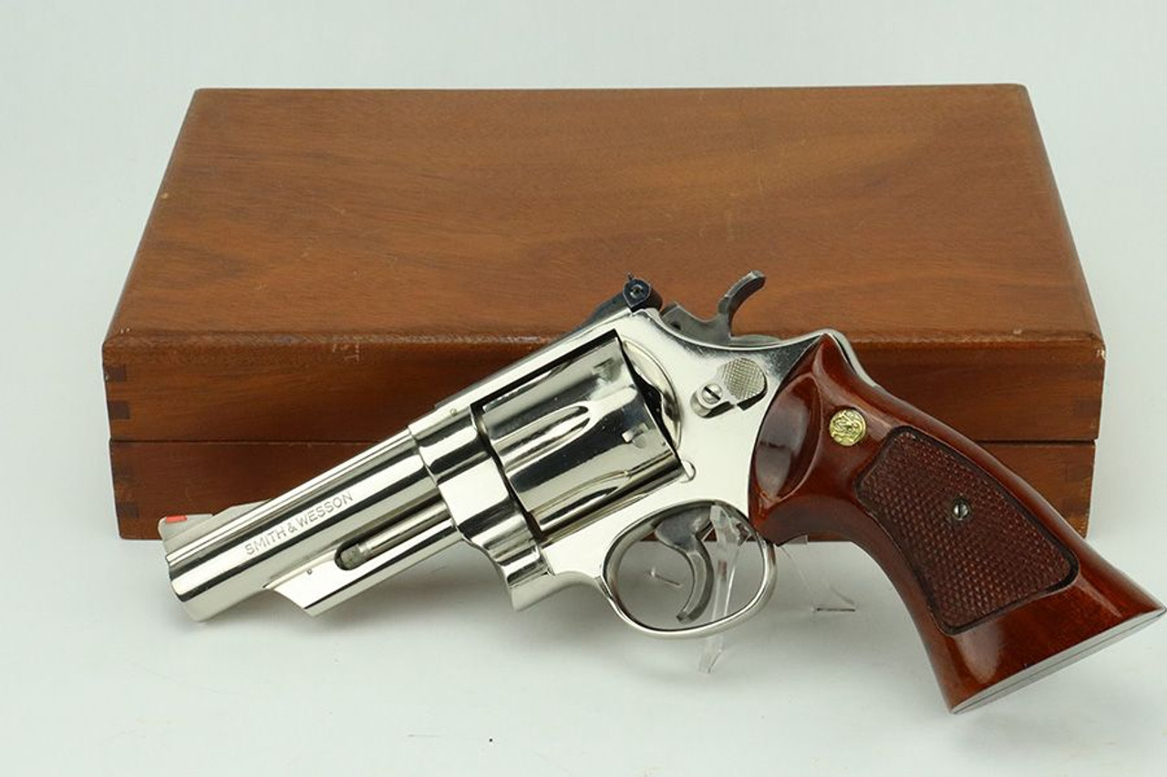 Scarce, Nickel, 4 Inch Smith & Wesson 29-2 Revolver - 1
