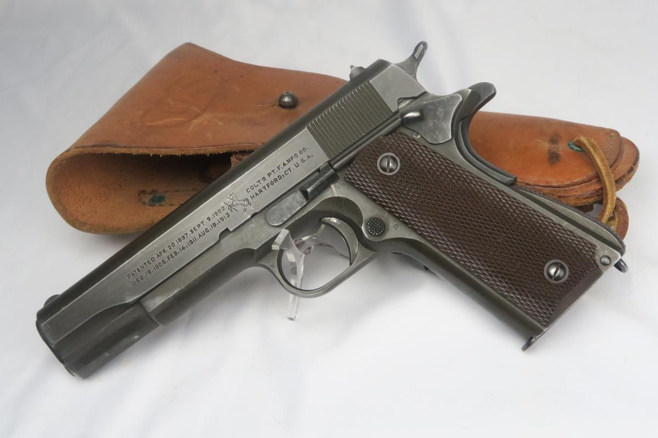 1942 Colt 1911A1 - 1943 Holster - 1