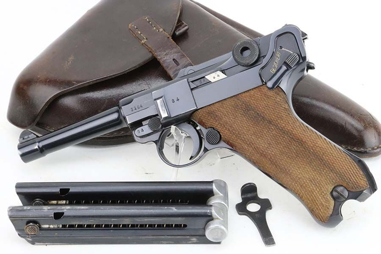 Excellent 1940 Mauser Luger Rig - Matching Magazine - 1
