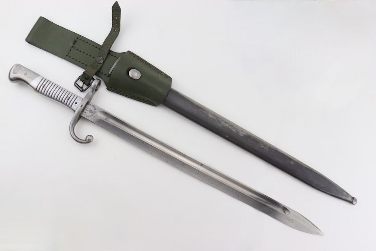 1891 Argentine Mauser Bayonet With Crest Intact - 1