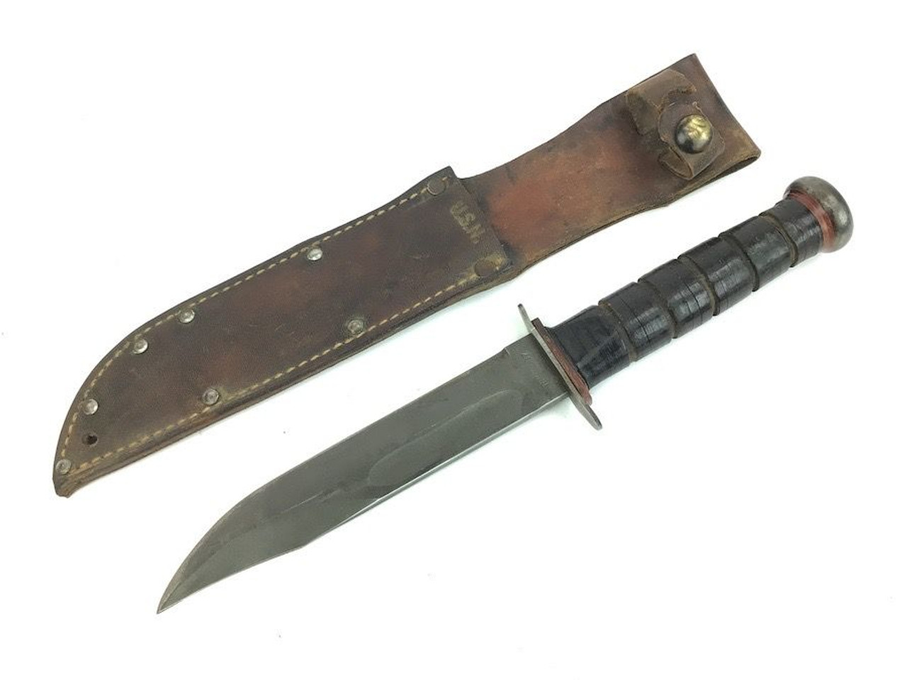 PAL 37 USN Fighting Knife & Scabbard - 1