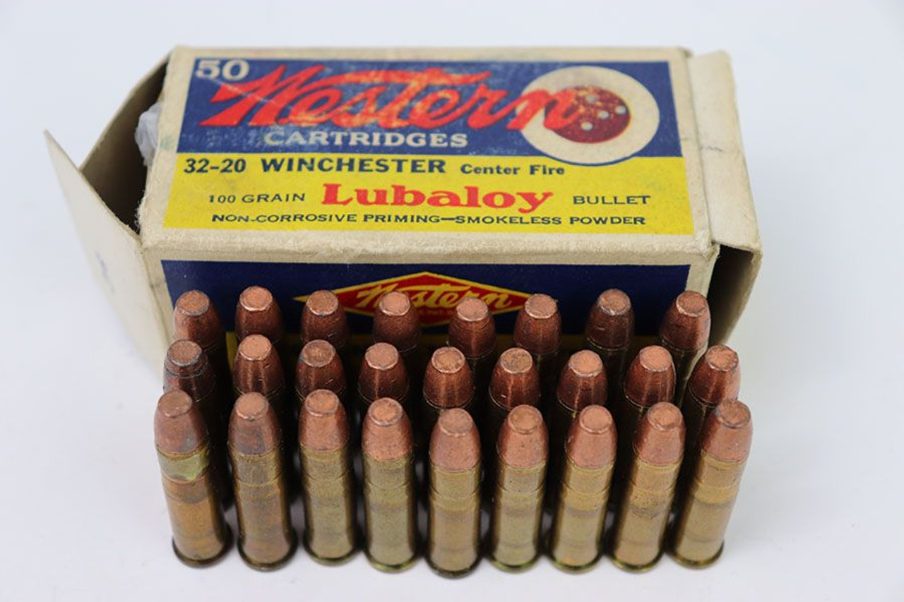 Western 32-20 Winchester Lubaloy Ammo - Qty 26 - 1