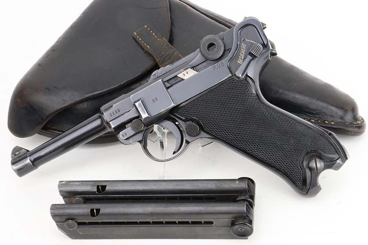 1942 "Black Widow" Mauser Luger Rig - BYF 42 - 1
