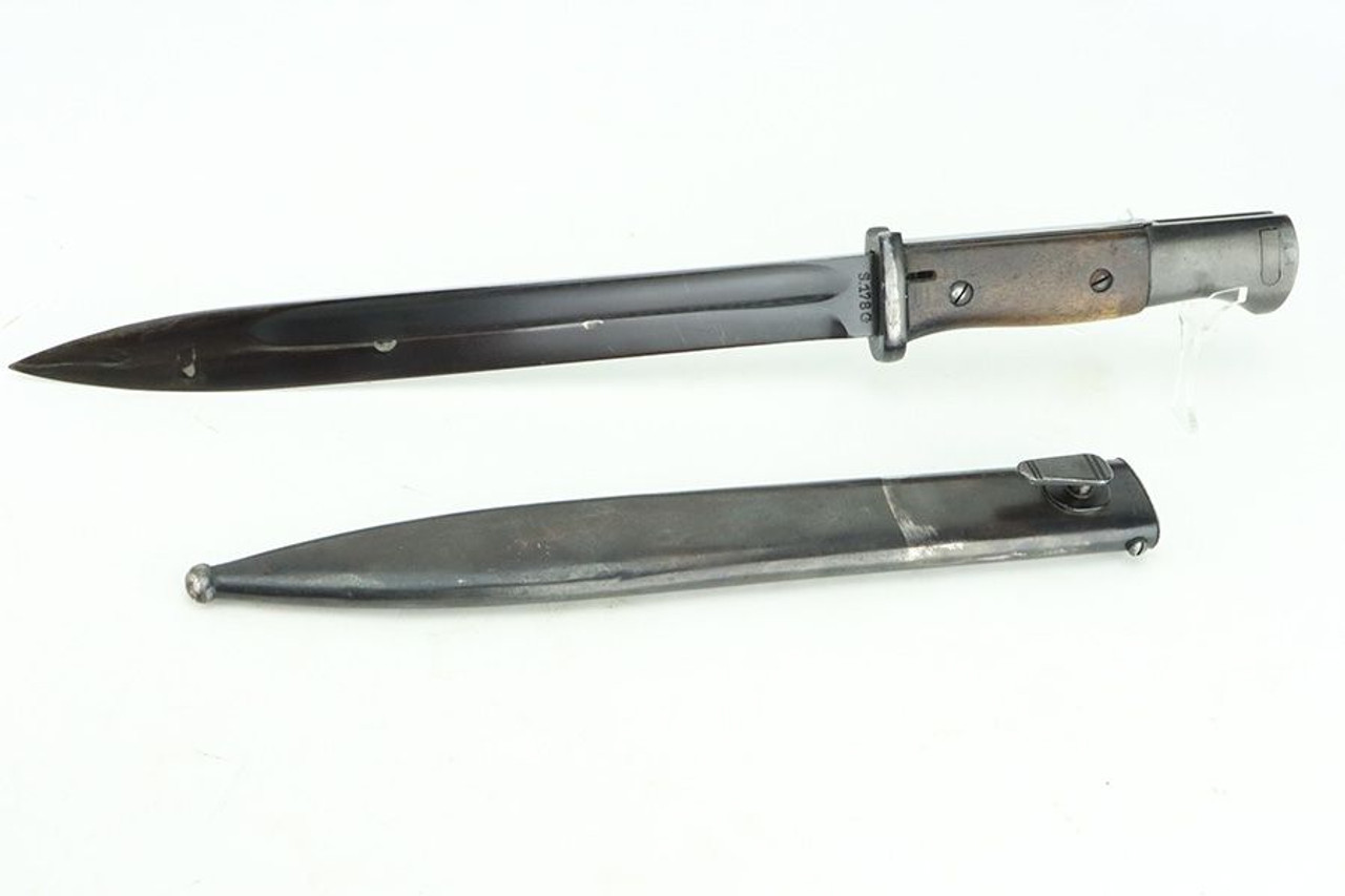 G Date Mauser K98 Bayonet - With Matching Scabbard - 1