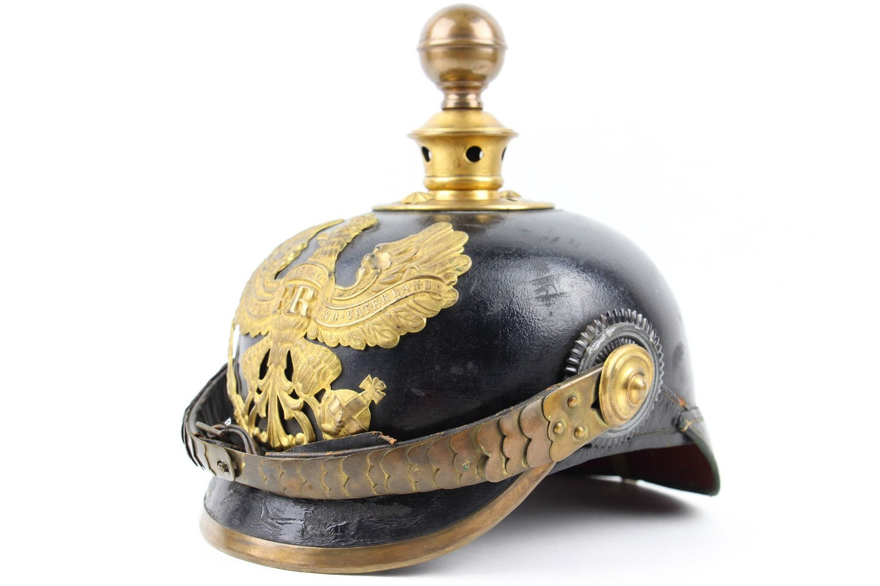 WW1 Prussian Artillery Officer Pickelhaube - 1