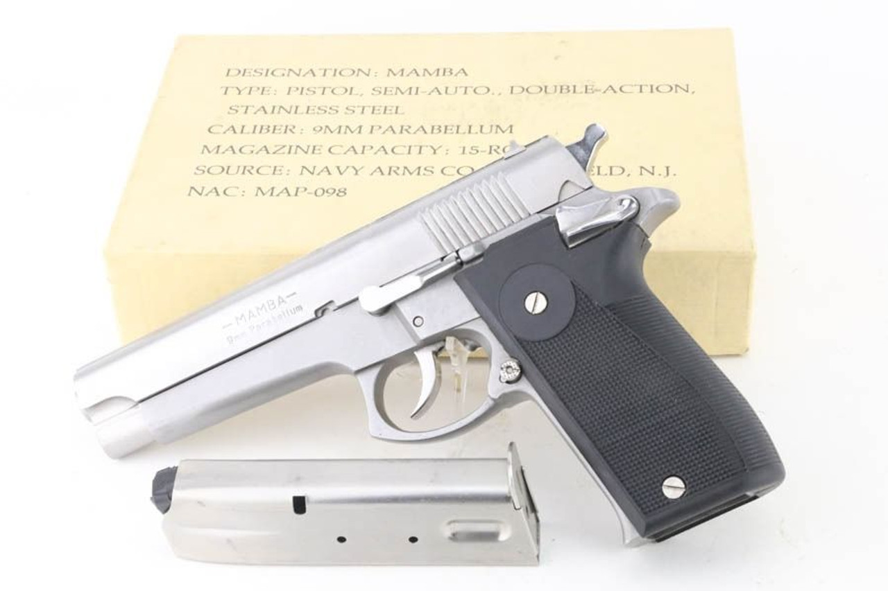 Rare, Boxed South African Mamba Pistol