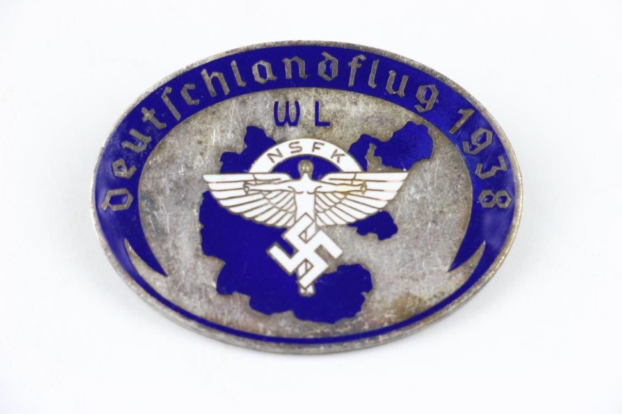 1938 NSFK WL Official Participant Flight Badge - 1