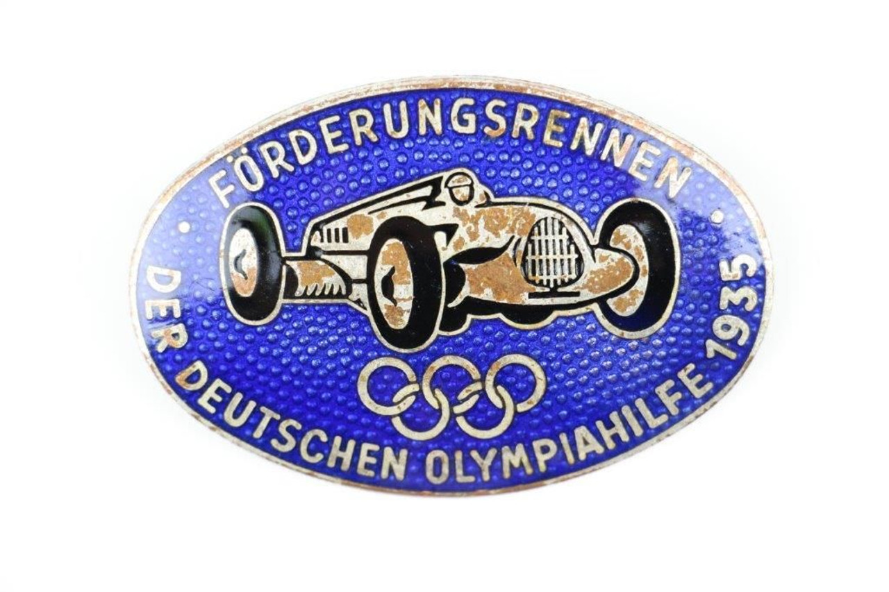 1935 Auto Union Olympic Race Badge - 1