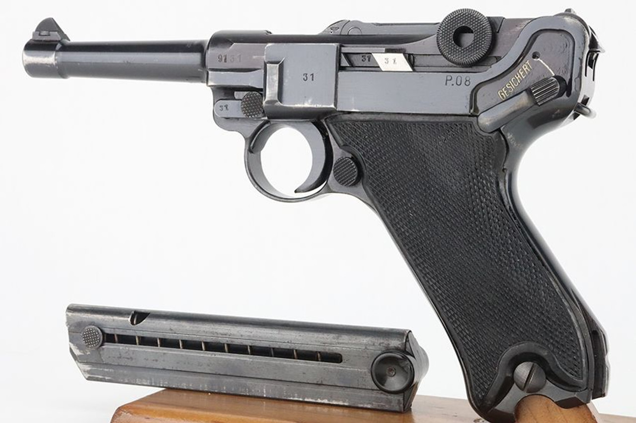 Excellent 1942 "Black Widow" Mauser Luger - BYF 42 - 1