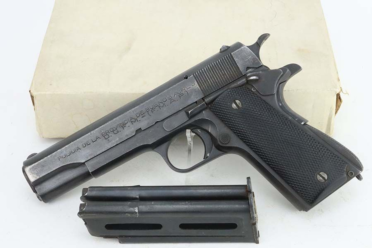 Argentine DGFM Model 1927 11.25mm "ACE" - Buenos Aires Police - 1