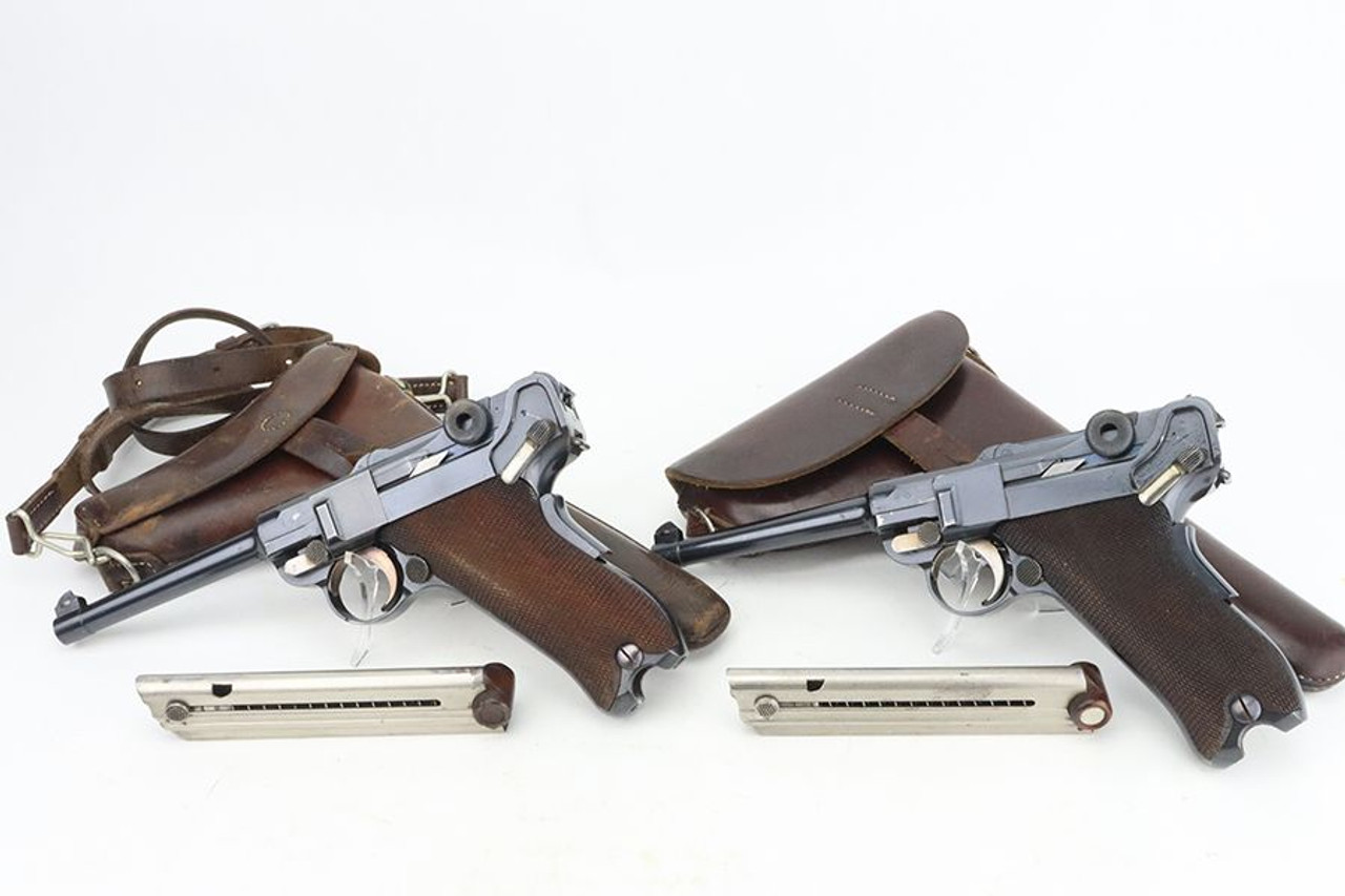 Consecutively-Numbered Swiss DWM Model 1906 Luger Rigs - 1