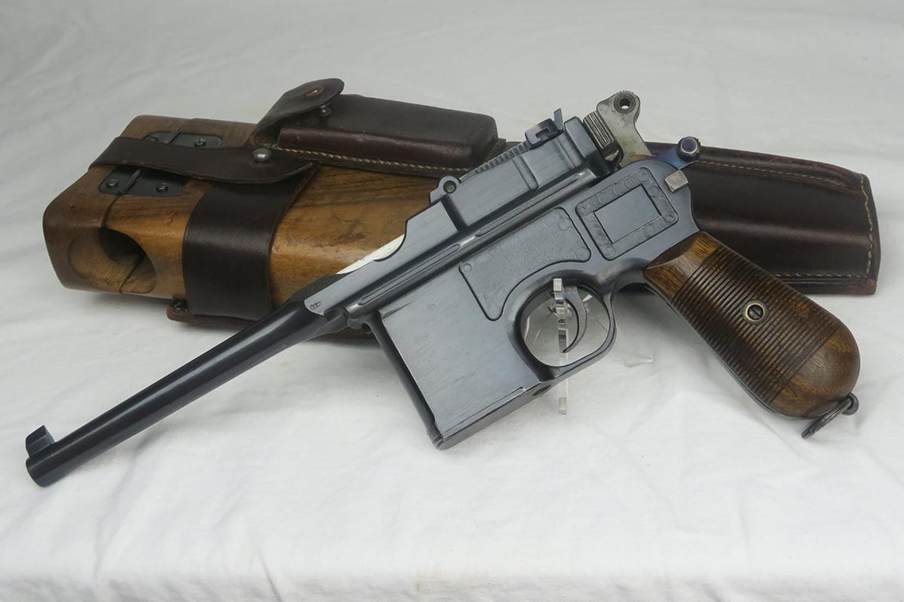 Excellent Mauser C96 Broomhandle Rig - Matching Stock - 1