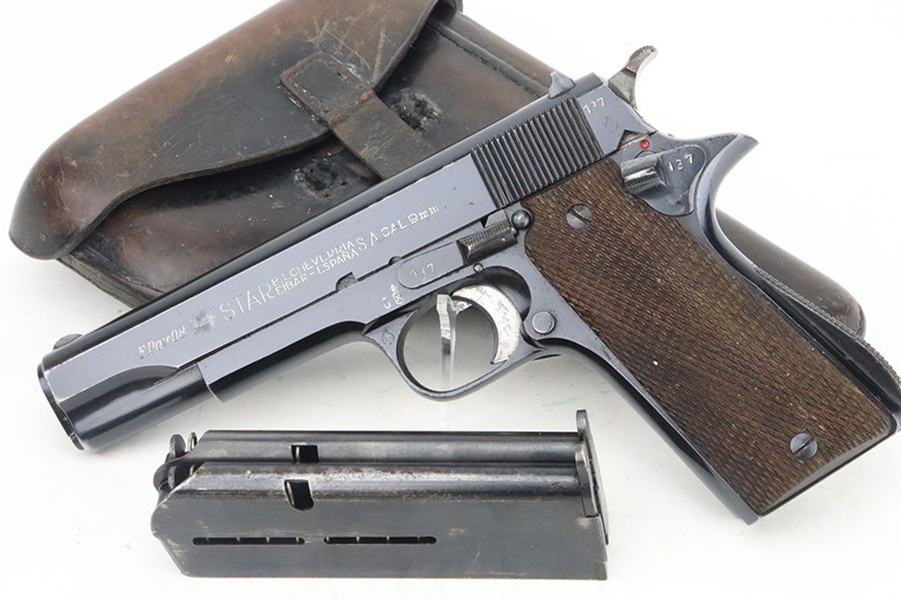 West German Police Star Model B Rig - Matching Magazine - 1
