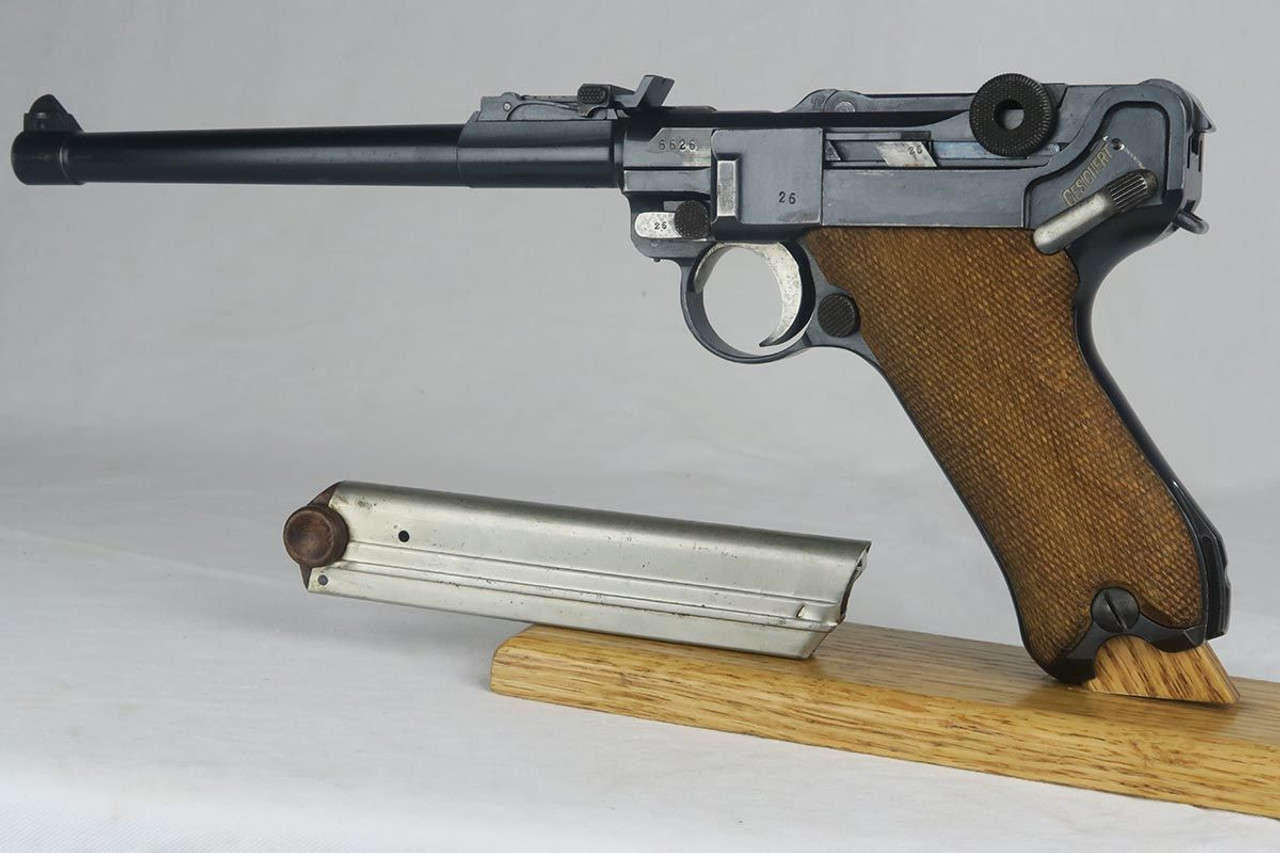 Beautiful 1918 DWM Artillery Luger - Capture Document - 1