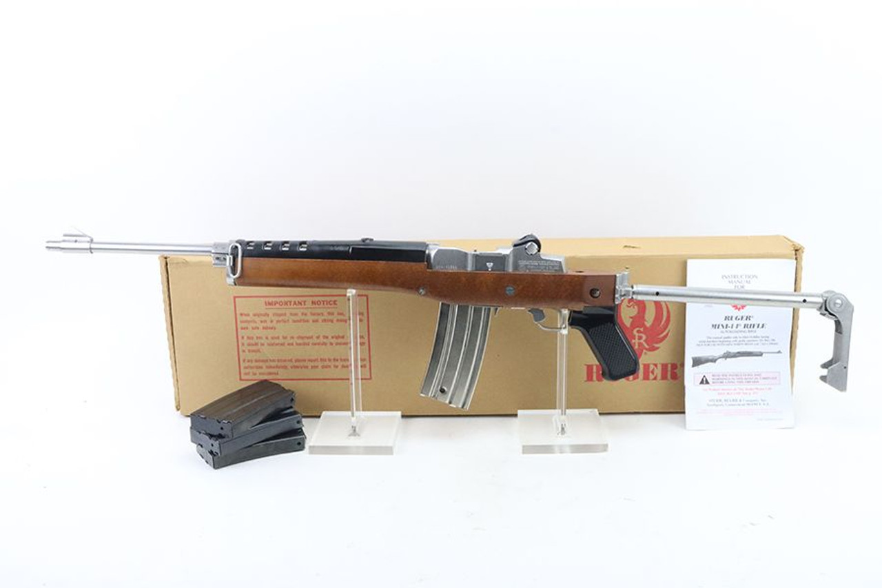 NIB Pre Ban Ruger Mini 14 Side folder - 1984 mfg - 1