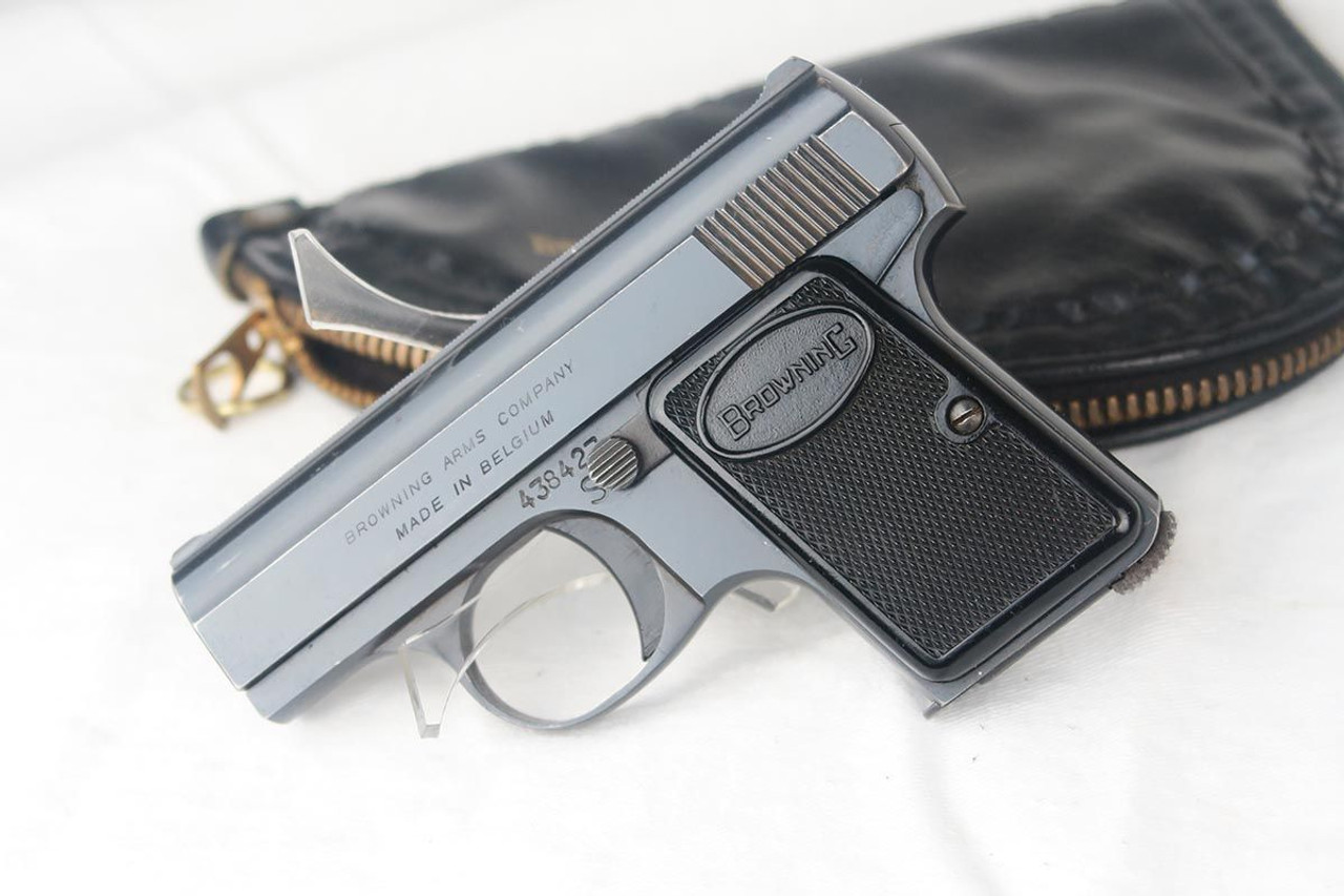 Excellent Baby Browning Pistol with Case - 1