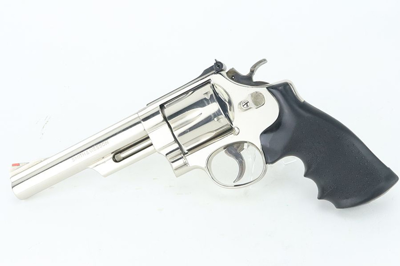 Nickeled Smith & Wesson 57-1 Revolver - .41 Magnum - 1