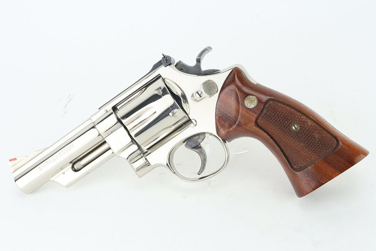 Nickeled Smith & Wesson 57 Revolver - .41 Magnum - 1