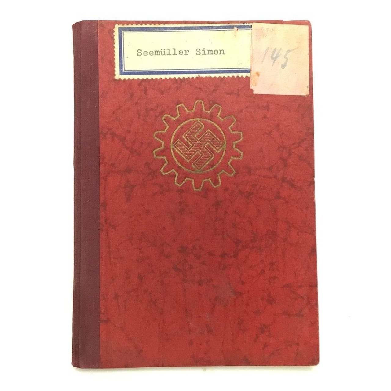 German Early WW2 Labor Front Work Book - 1