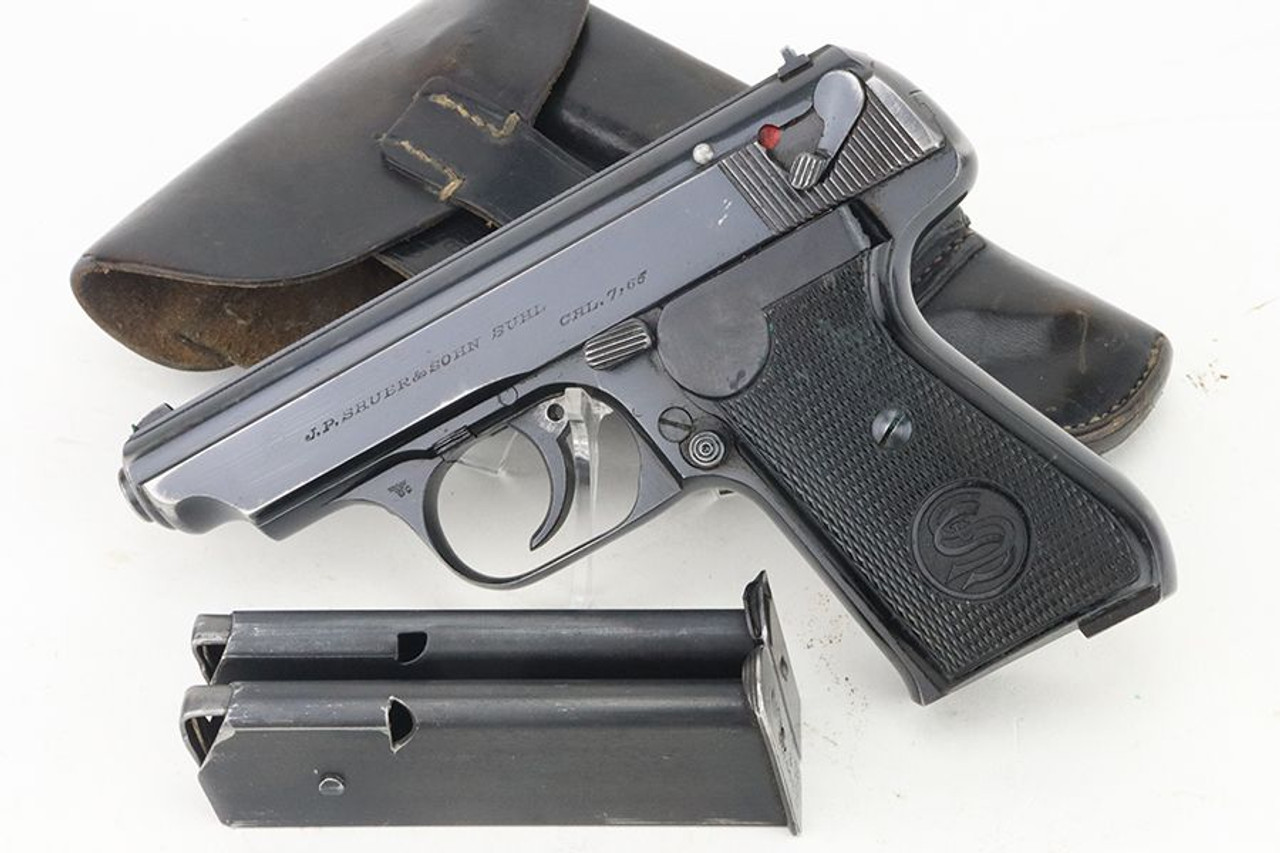 High-Polish Police Eagle/C Sauer 38h Rig - Matching Holster & Magazine - 1