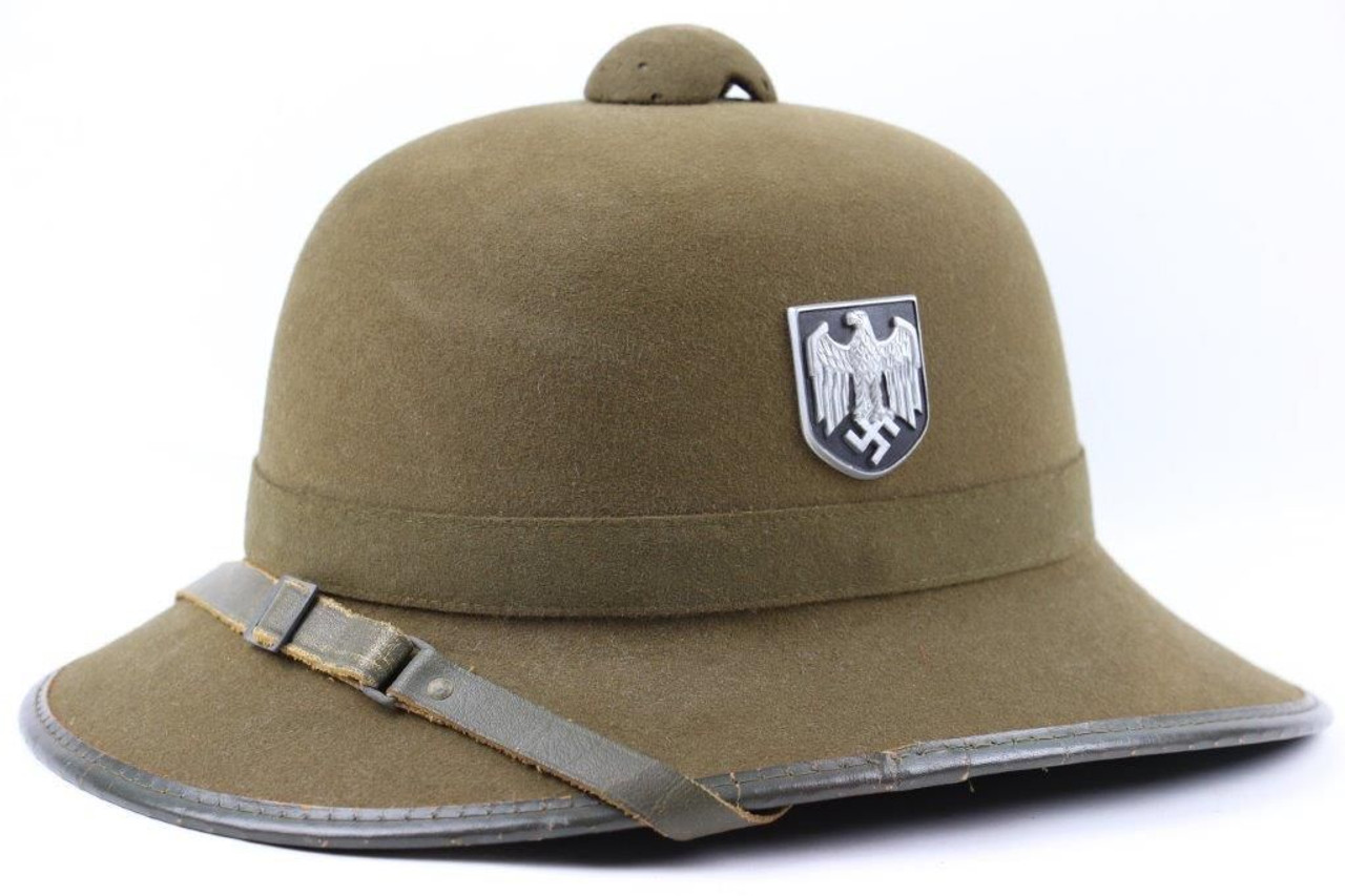 WW2 German Tropical Pith Helmet - 1