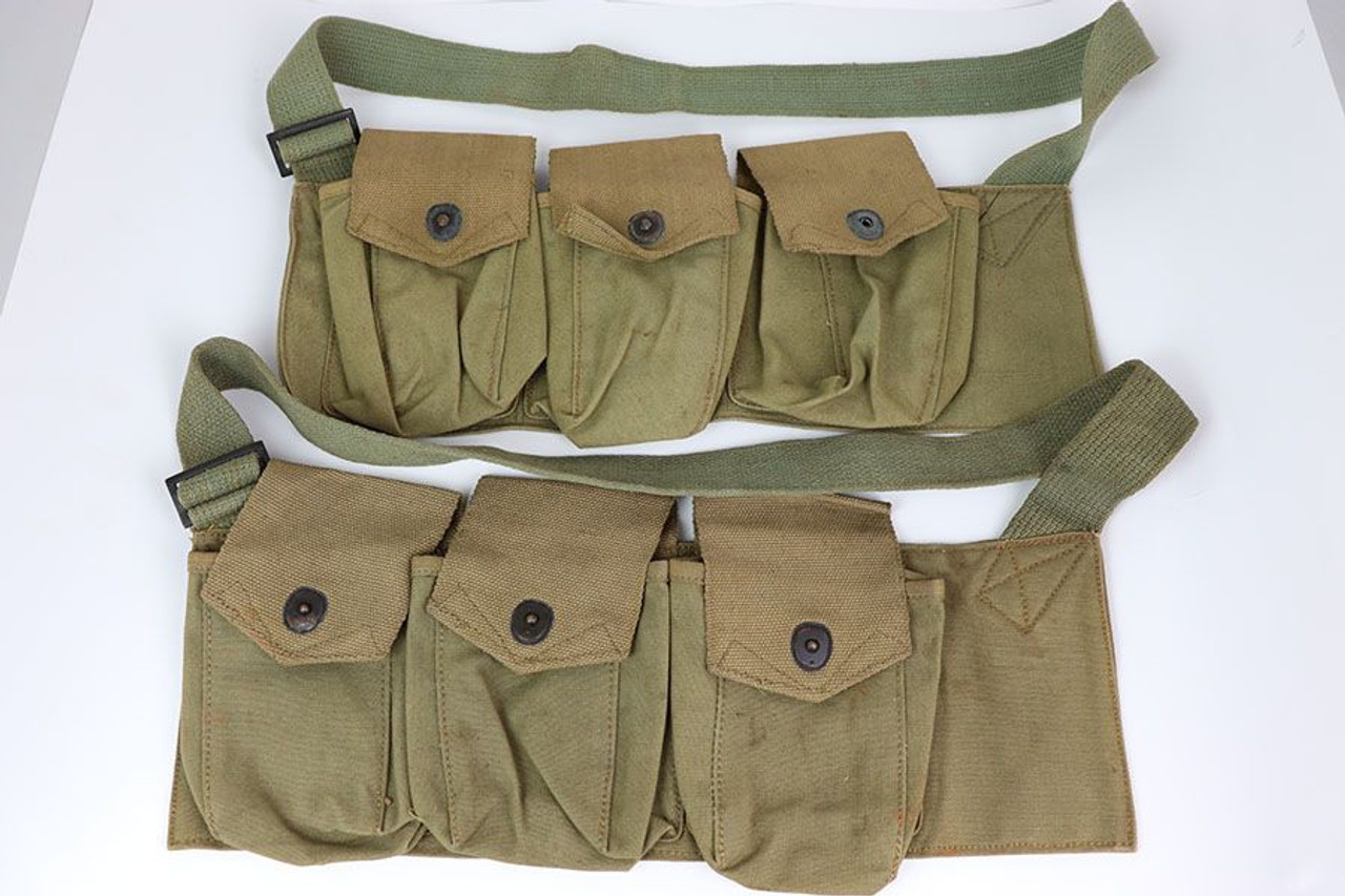 1918 WW1 BAR Ammo Bandoliers (Two) - 1