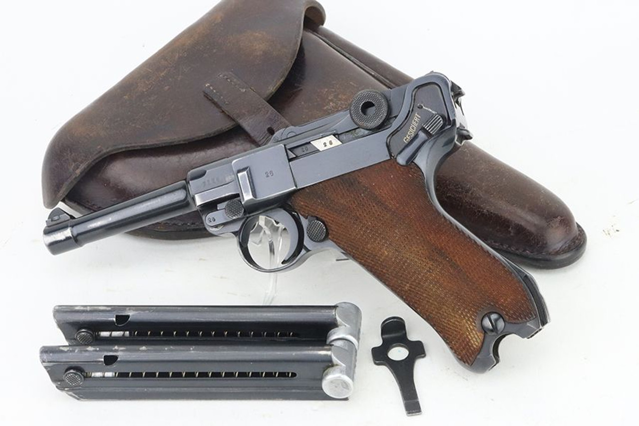 1938 Mauser Luger Rig - Two Matching Magazines - 1