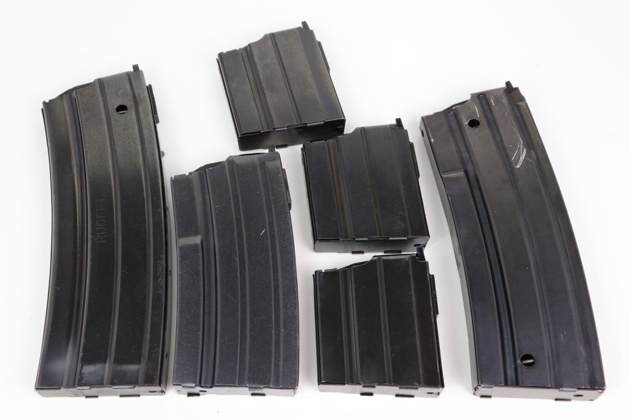 Six Ruger and PMI Mini-14 Magazines - 1
