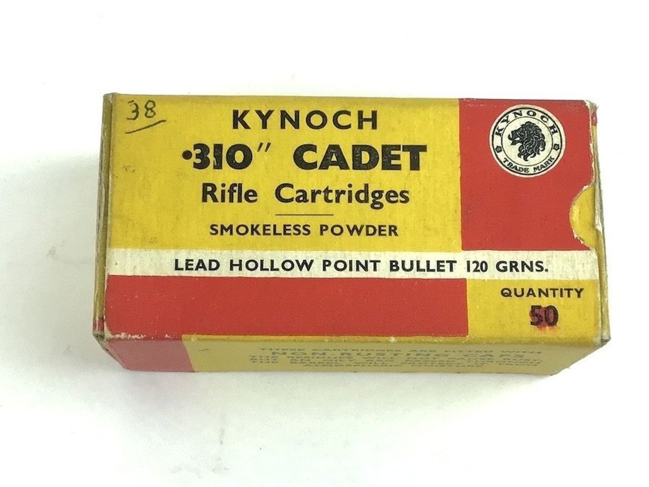 Vintage British Kynoch .310 Cadet Cartridges - 50 Rounds - 1