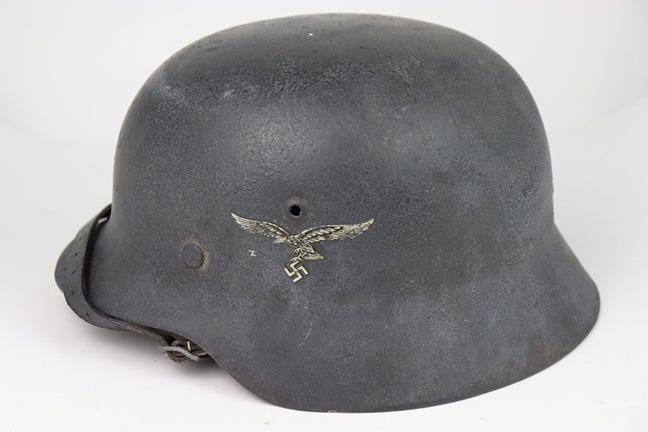 M35 Luftwaffe Double-Decal Helmet - Restoration - 1
