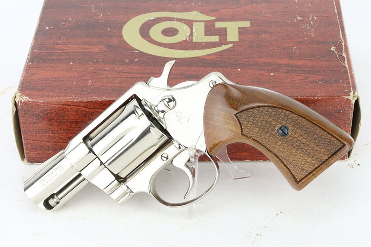 ANIB Nickel Colt Detective Special Revolver - 1