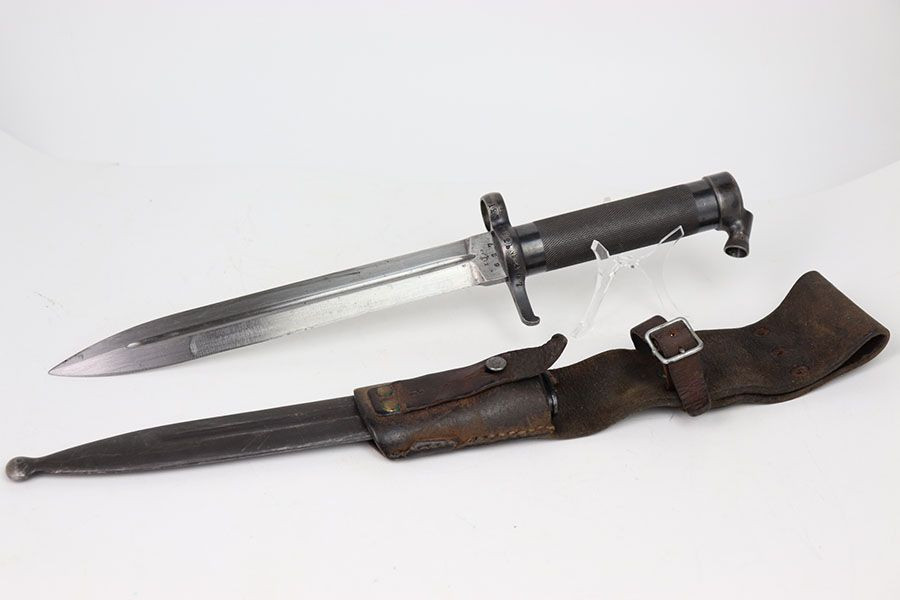 Swedish M1896 Bayonet with Scabbard and Frog - 1