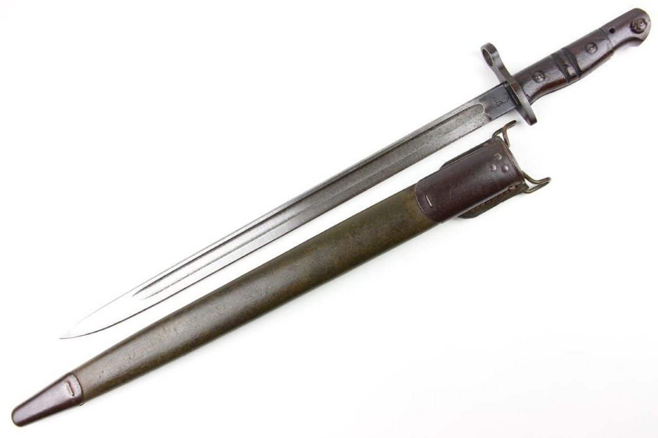 1917 Winchester Trench Shotgun Bayonet: Intact Tab - 1
