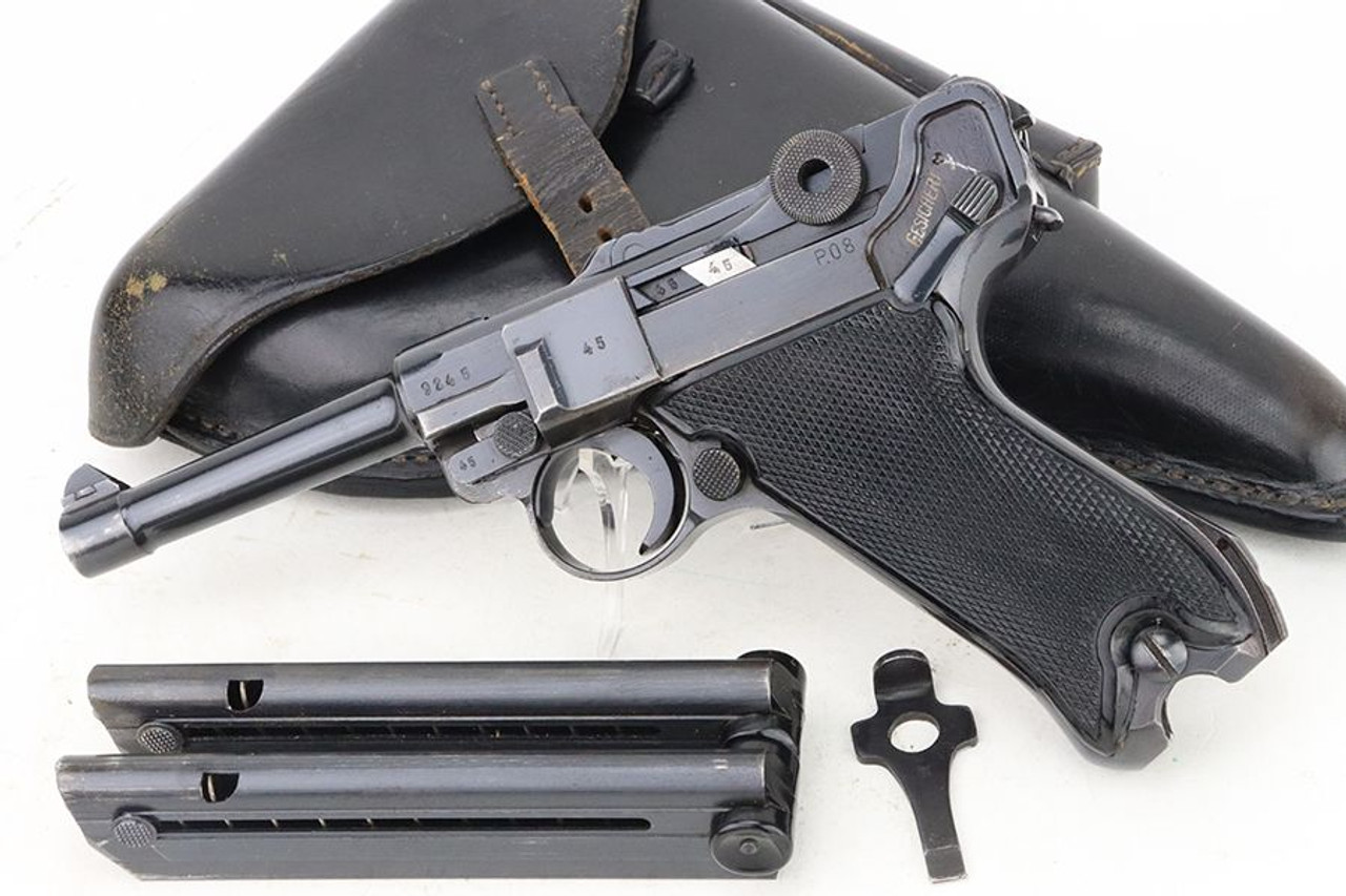 1942 Black Widow Mauser Luger Rig - BYF 42 - 1