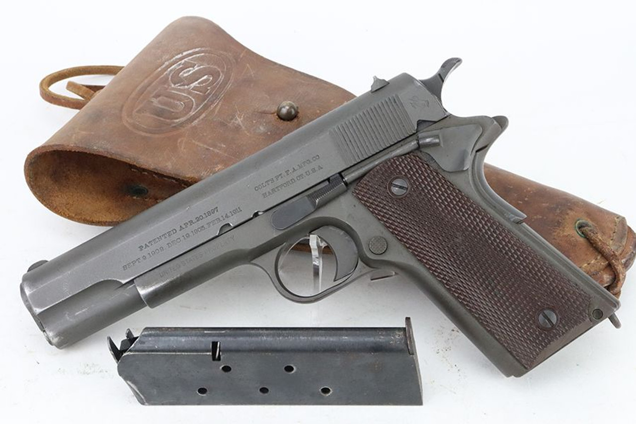 WW2 RIA Reworked Colt 1911 - 1918 mfg - 1