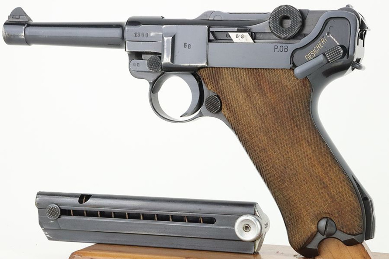 Excellent BYF 41 Mauser Luger - With Capture Doc - 1