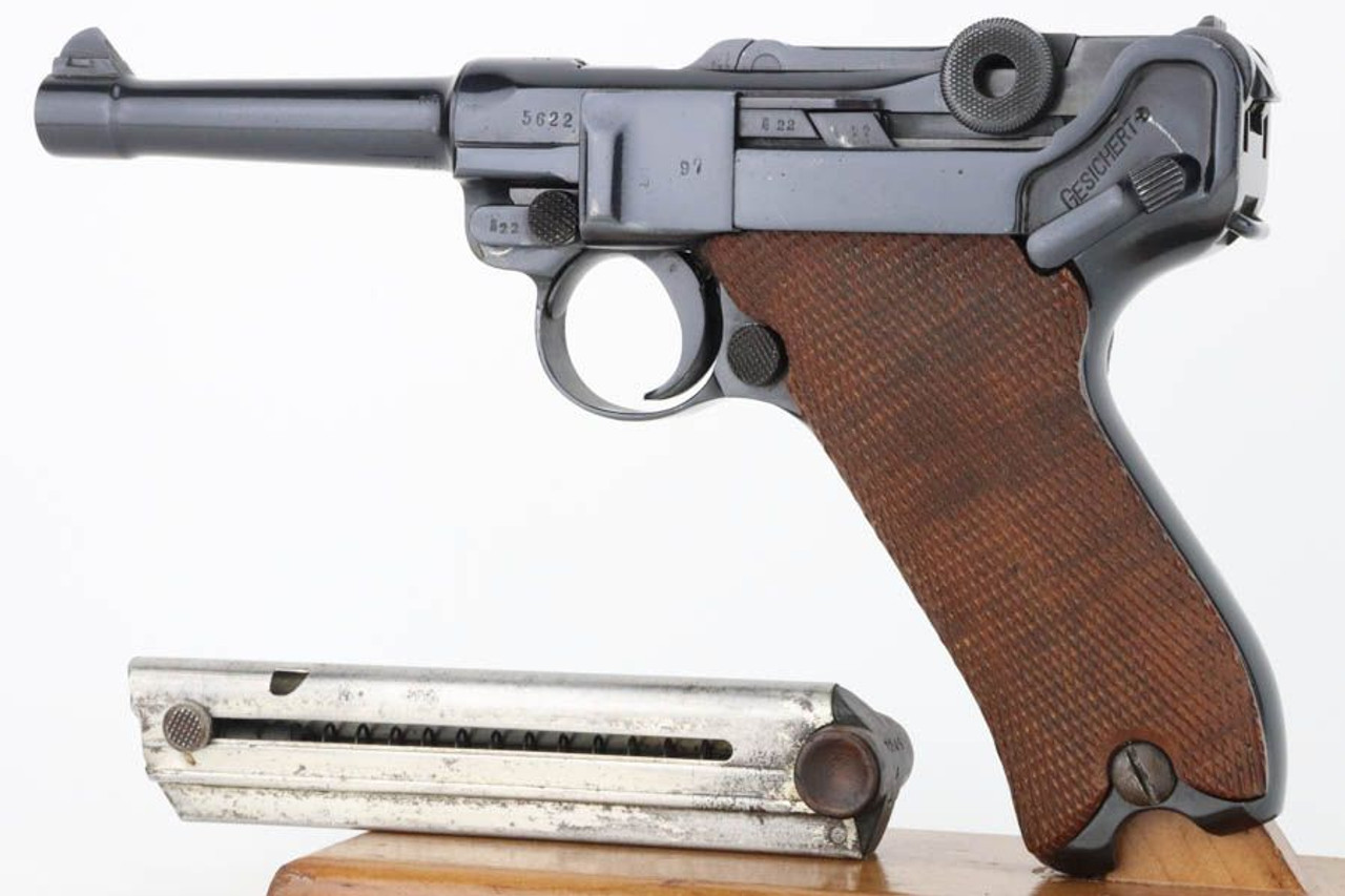 1917 Erfurt P.08 Luger - Unit Marked - 1
