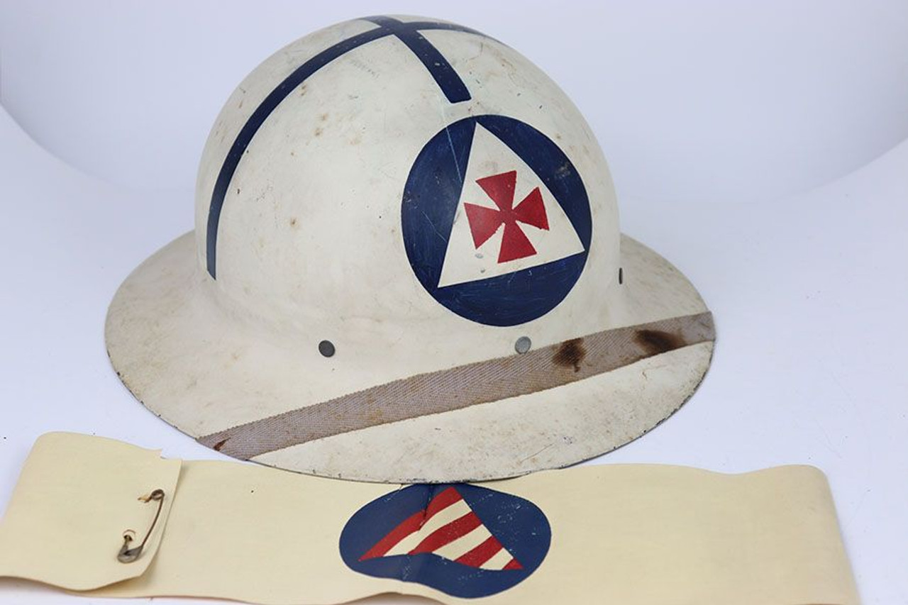 1950s/60s Civil Defense Helmet - 1
