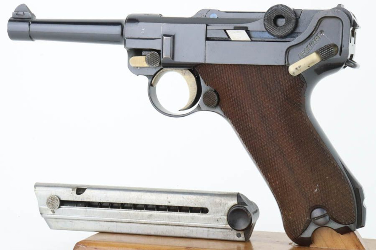 Rare American Eagle DWM Luger - A.F. Stoeger Marked - 1