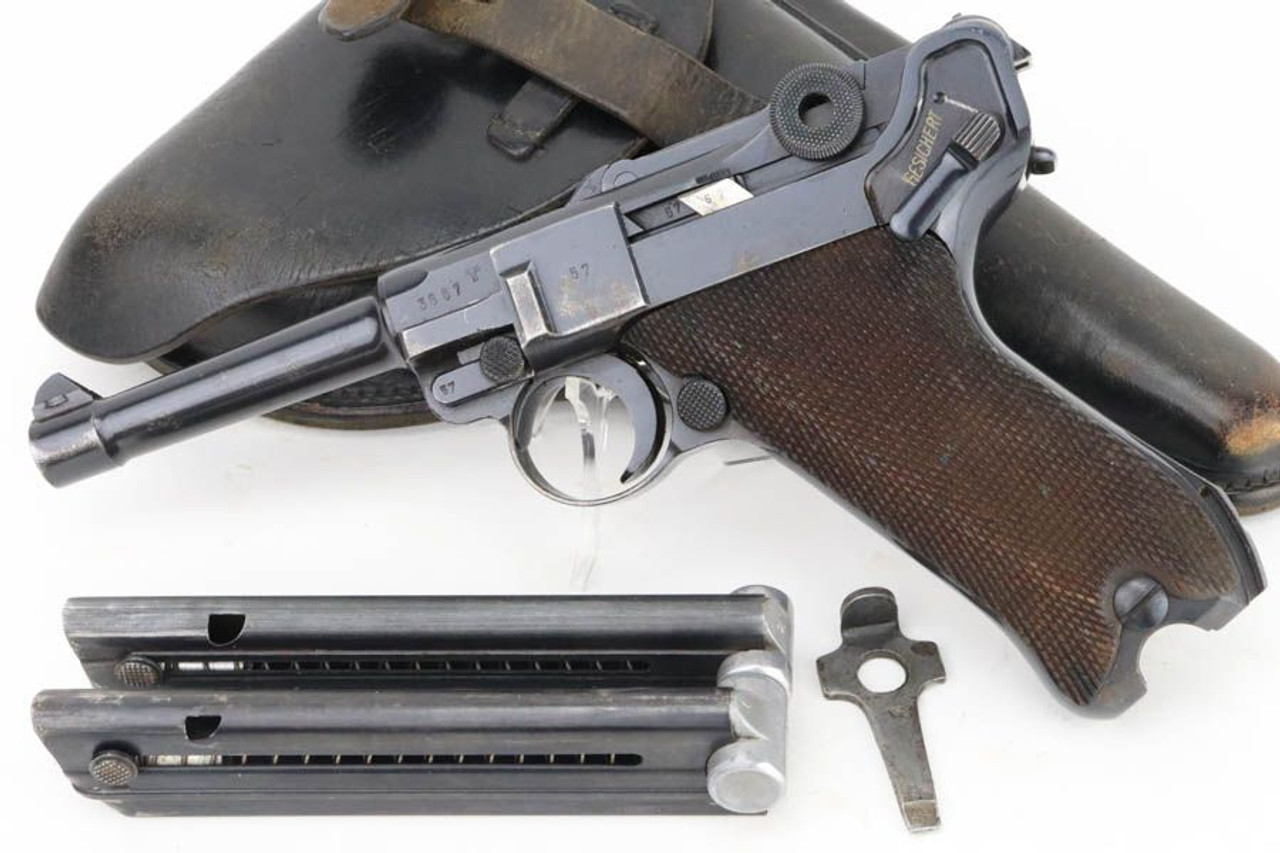 1940 Police Mauser Luger Rig - Matching Magazine - 1