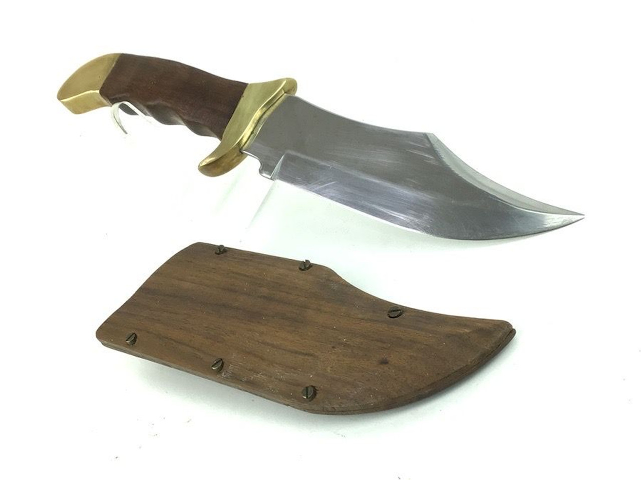 CVA Bowie Knife With Wooden Scabbard - 1