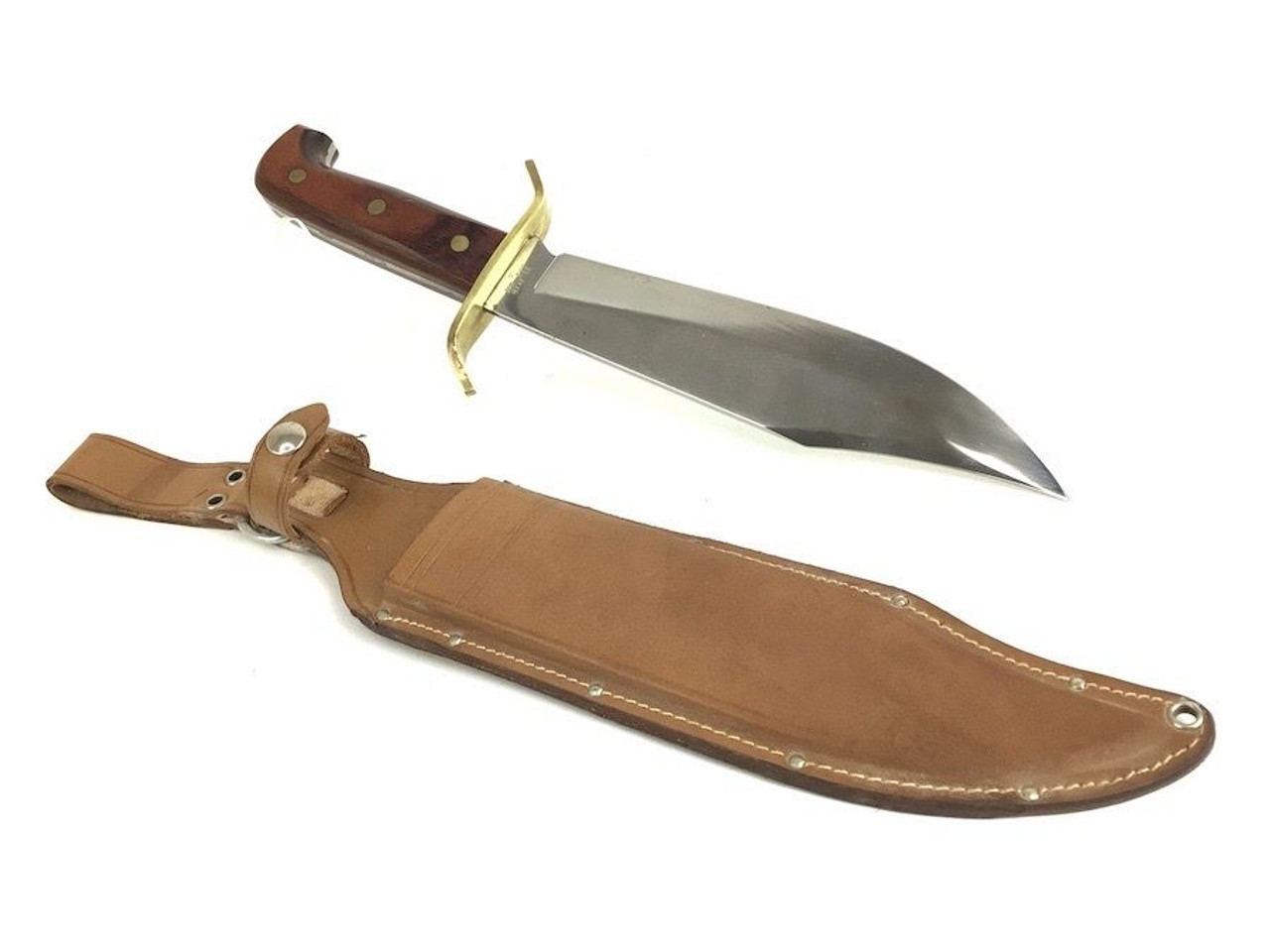 Western W49 Bowie Knife / Leather Sheath - 1