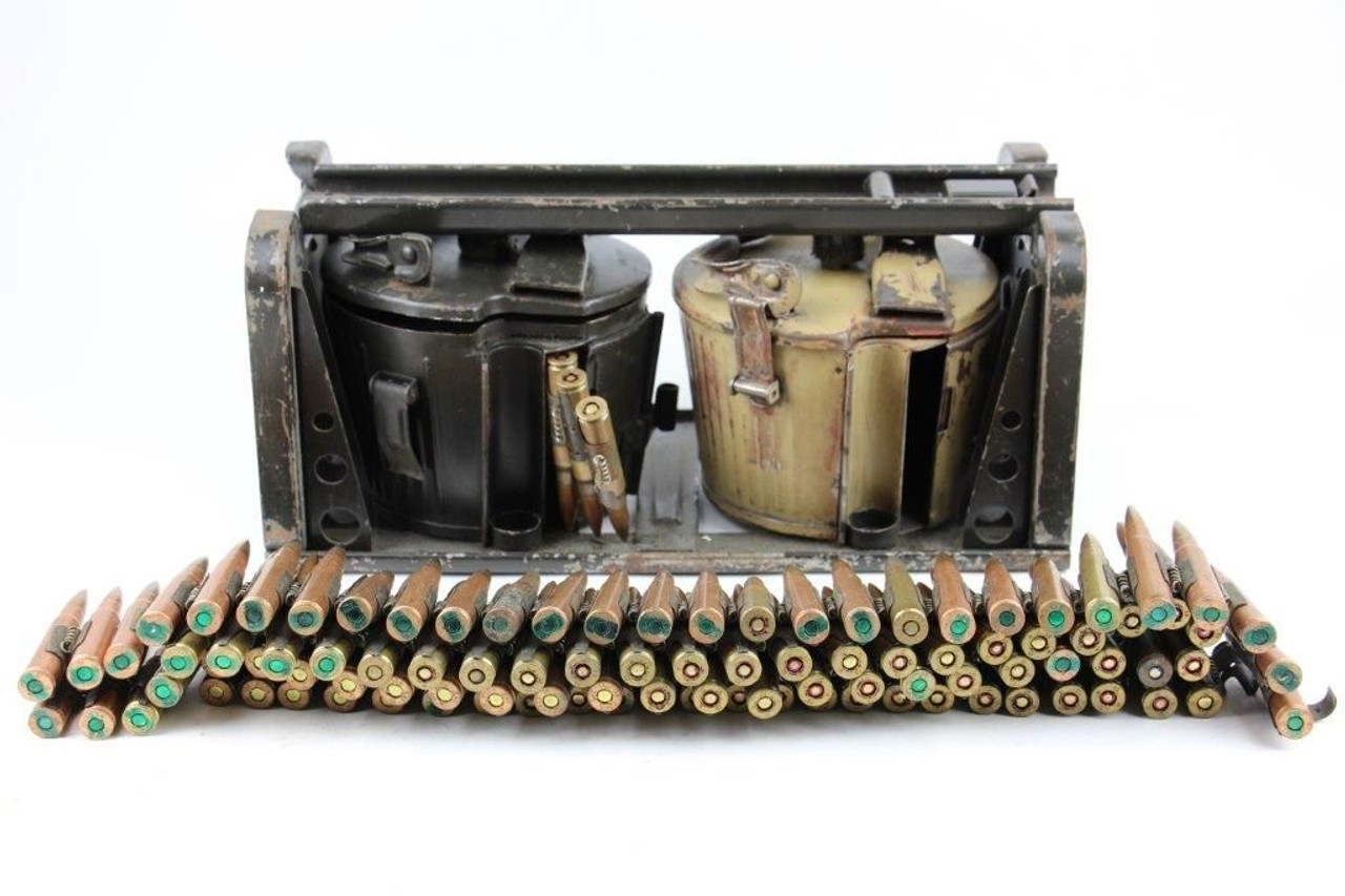 MG34/42 Drum Magazines with Carrier & Ammo - 1