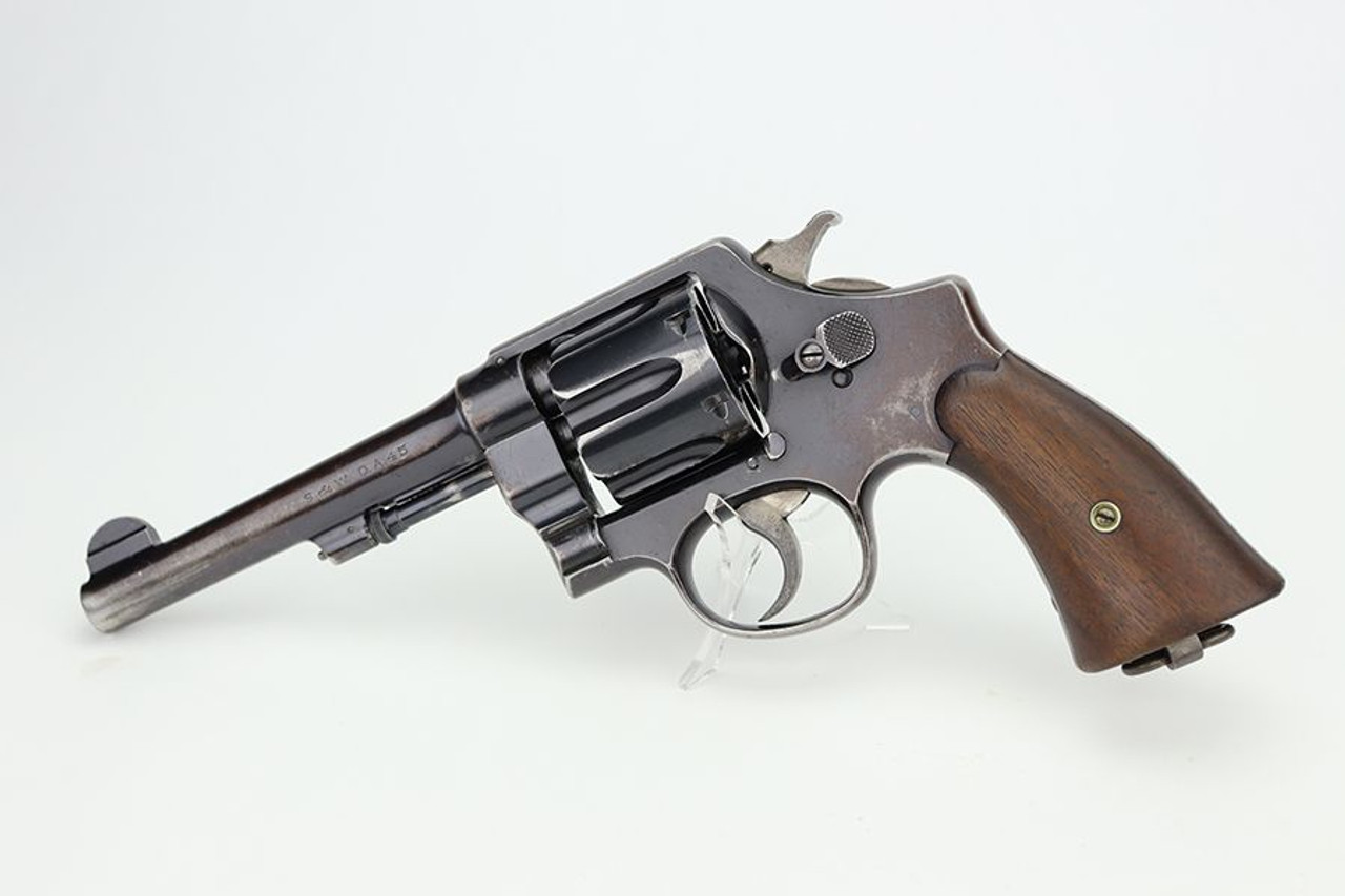 WWI US Army S&W Model 1917 Revolver - 1