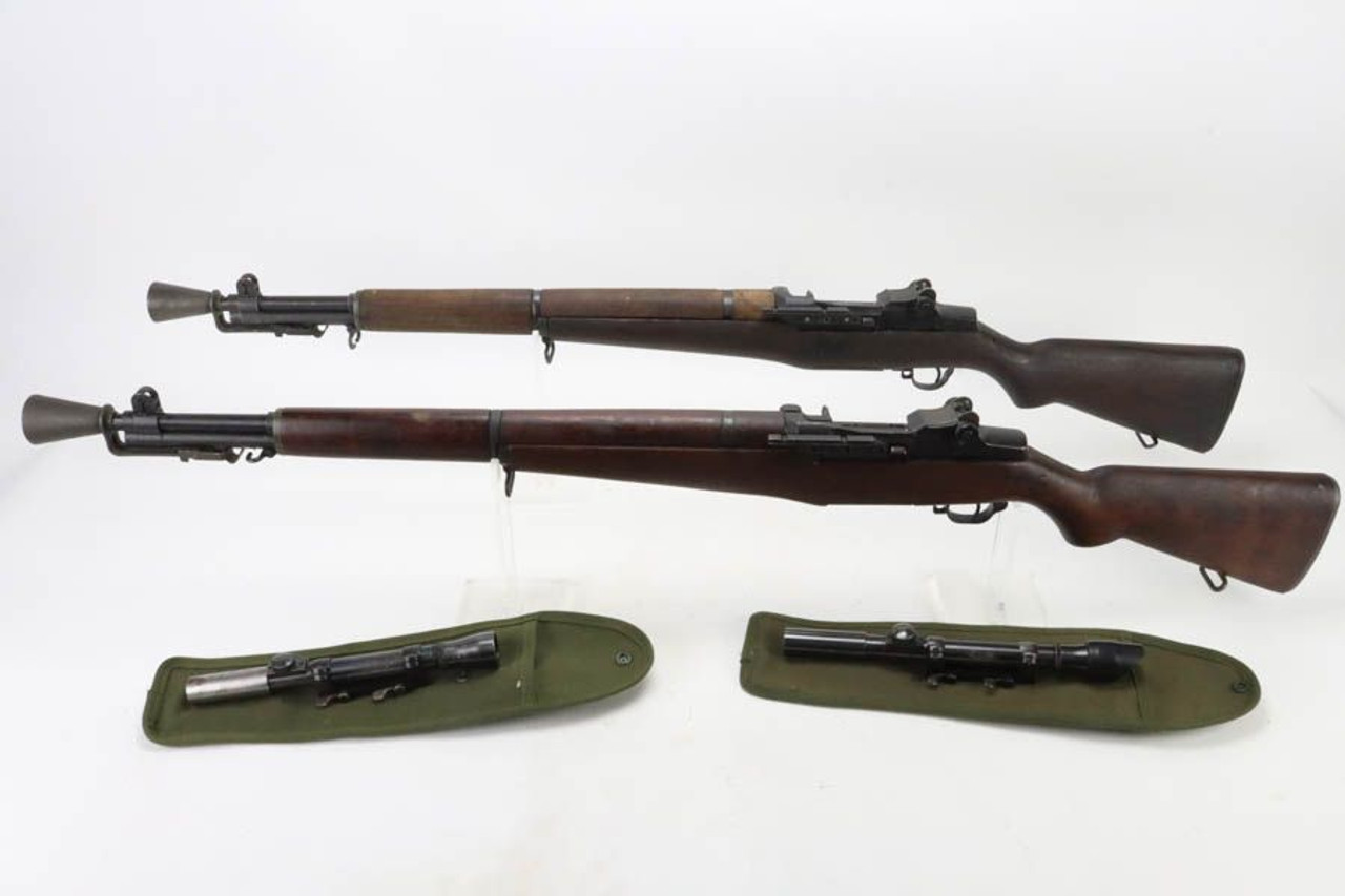 Very Rare, Consecutive Springfield M1C Garand Snipers - 1