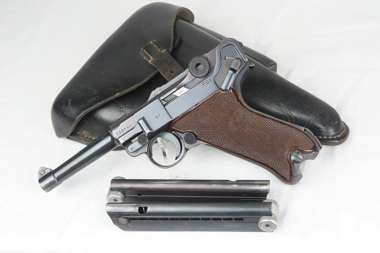 Scarce Ku Mauser Luger rig - Matching Magazine - 1