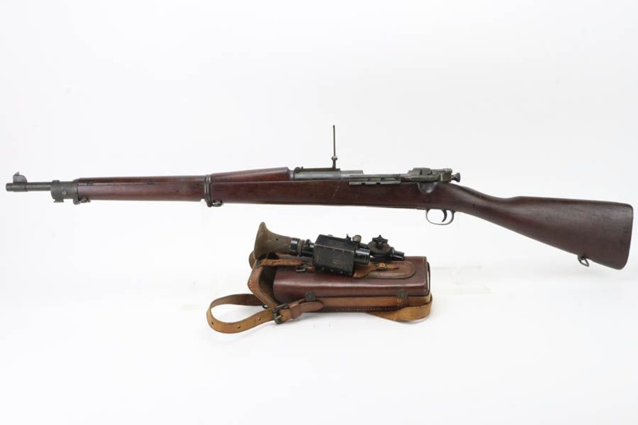 Rare Springfield 1903 Sniper w/ Warner Swasey Scope & Case - 1