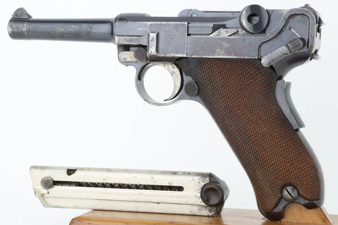 Rare 1902 American Eagle Fat Barrel Luger - 1